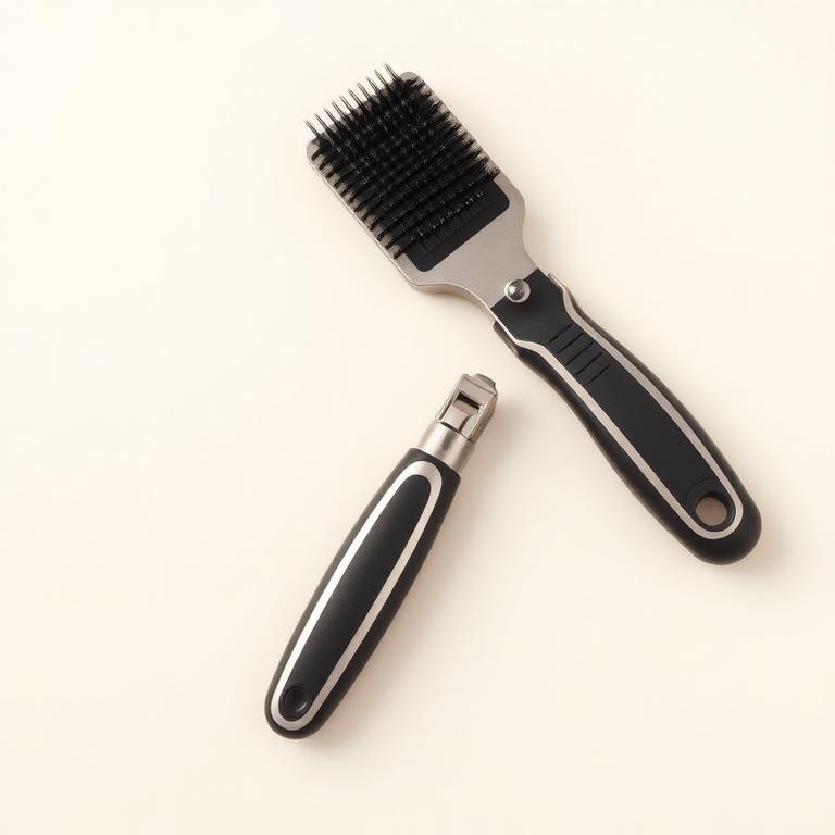 Brosse + coupe-griffes — kit toilettage