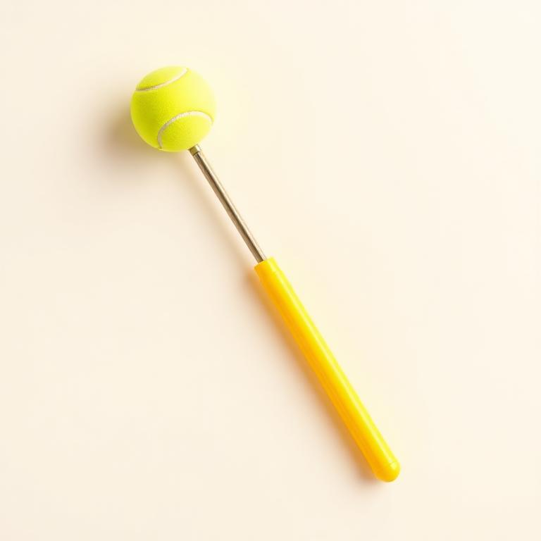 Lanceur de balle avec balle tennis